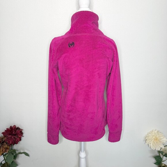 Obermeyer Brandi Hot Pink Plush Funnel Neck Fleece Gorpcore Outdoors Winter Sz M - Picture 4 of 7